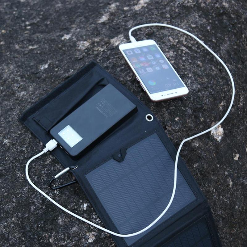 8W Portable  Solar Panel Battery Charger for Mobile Phone