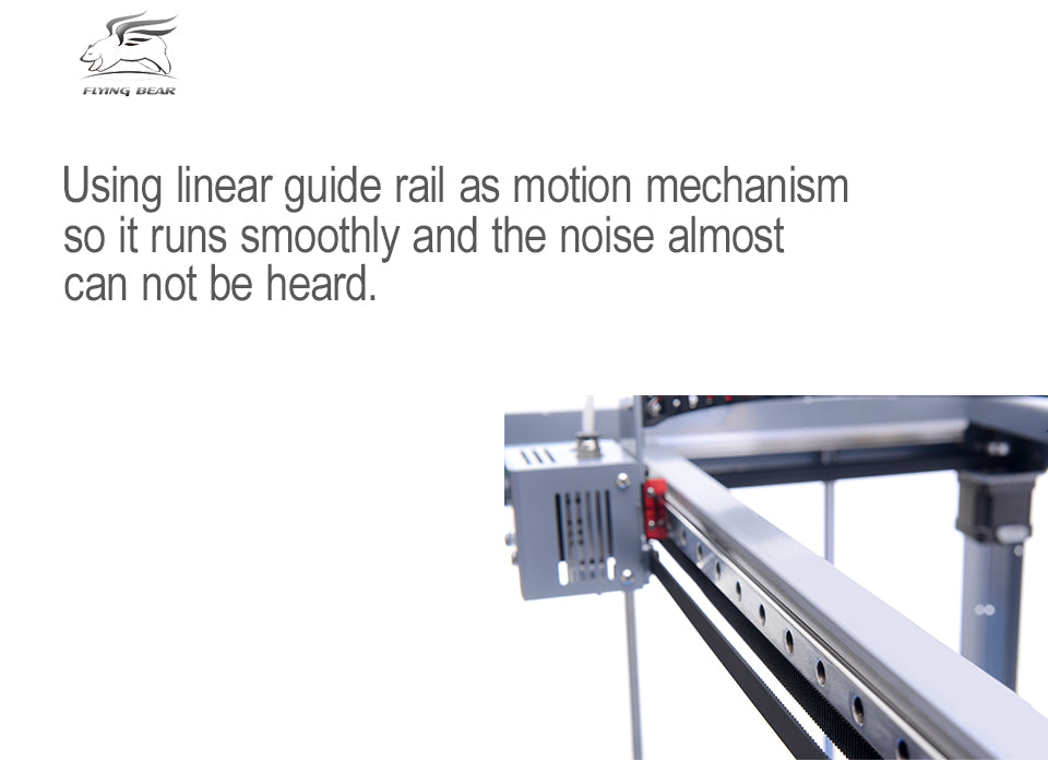 Flyingbear Tornado large 3d Printer-- DIY Full metal Linear rail