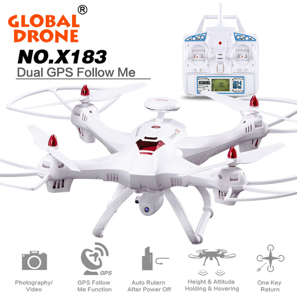 RC Drone X183 With 5GHz WiFi FPV 1080P Camera GPS Brushless Quadcopter