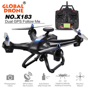 RC Drone X183 With 5GHz WiFi FPV 1080P Camera GPS Brushless Quadcopter