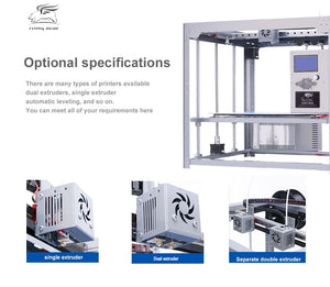 Flyingbear Tornado large 3d Printer-- DIY Full metal Linear rail