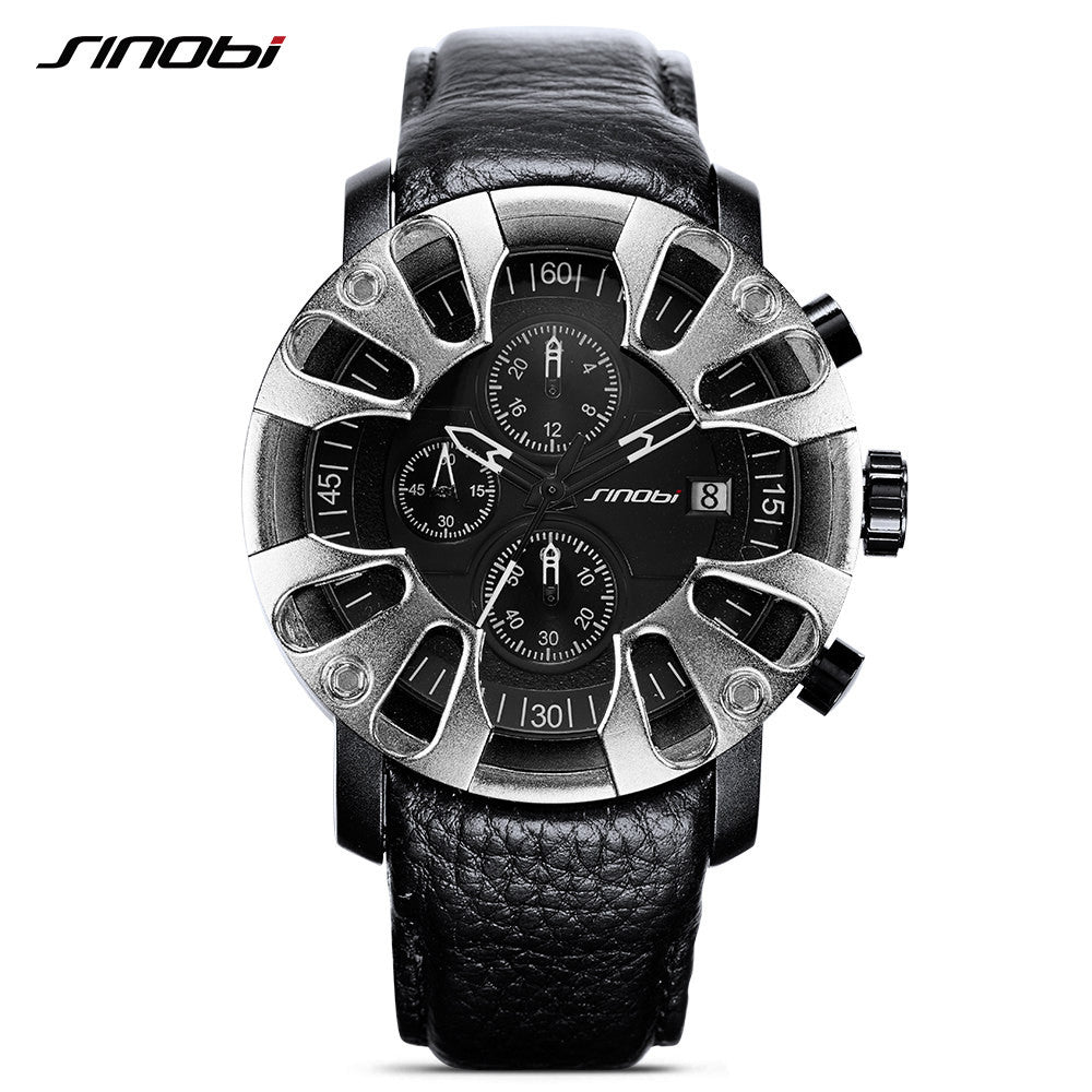 SINOBI top brand unique sport  fashion watch