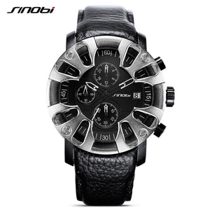 SINOBI top brand unique sport  fashion watch