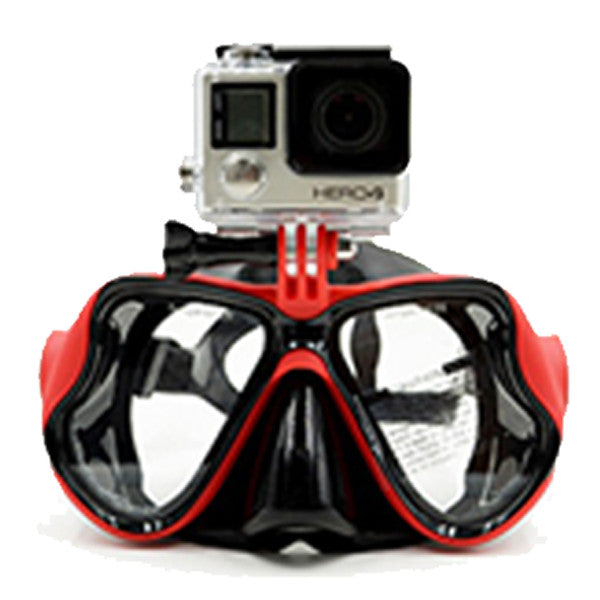 Snorkeling Diving Mask With Camera Mount