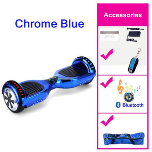 Chrome6 Blue Hoverboard